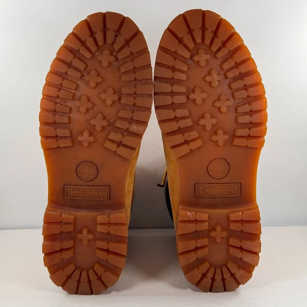 Timberland 6 Inch Premium Waterproof Boots Wheat Nubuck Leather 10361 Men's7M